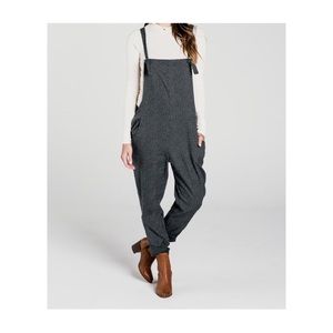 Knotted Linen Overalls